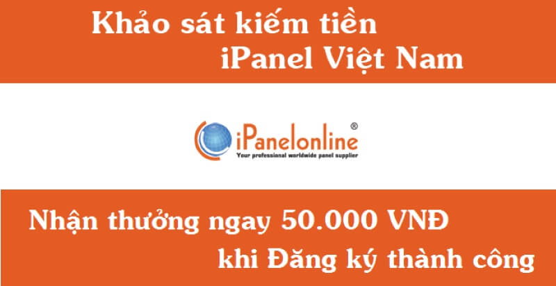 Khảo sát kiếm tiền iPanel online